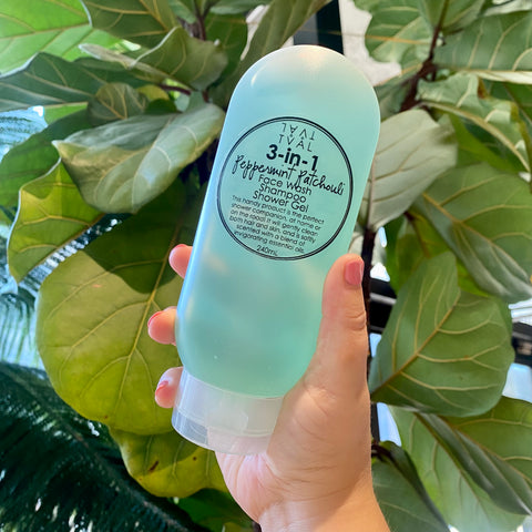 3 in 1 Shampoo, Shower Gel and Facial Cleanser