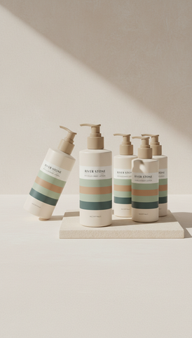 River stone revitalize body lotion with lingonberry seed oil